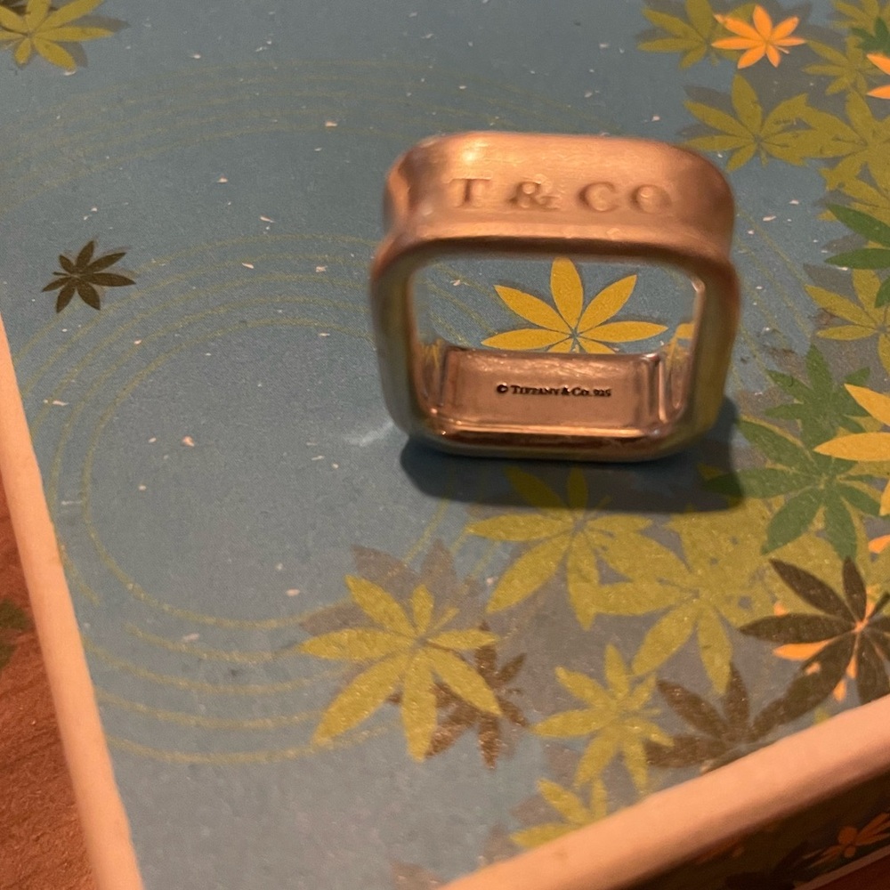 Silver Tiffany ring size 7